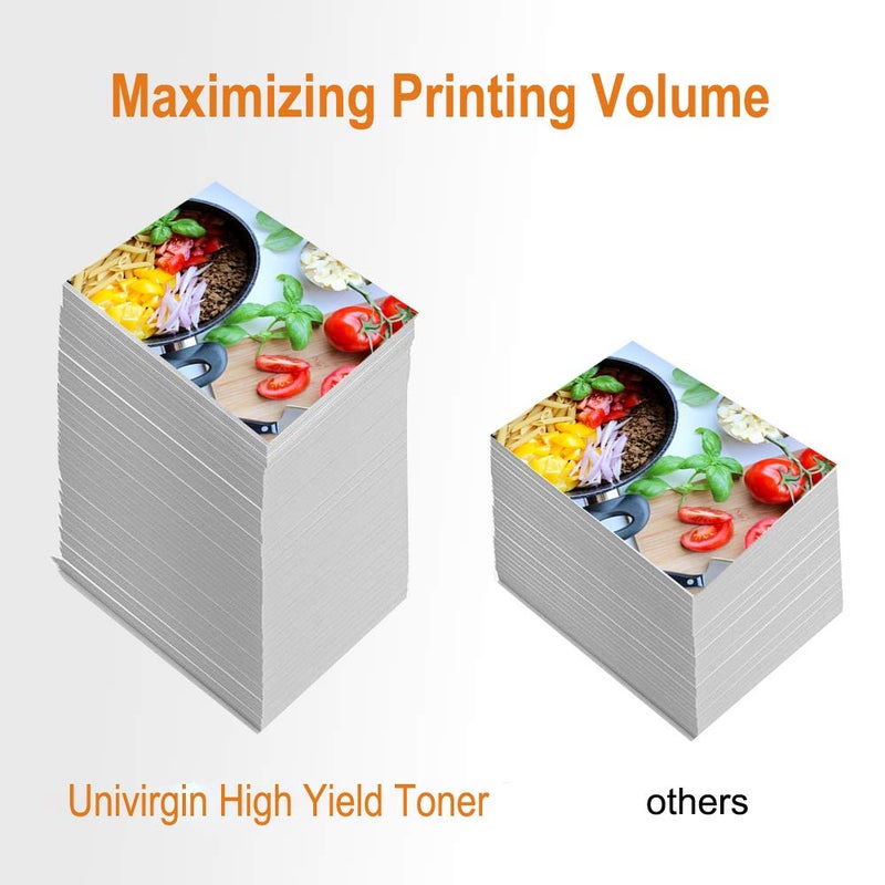 UniVirgin 2 Pack Compatible B2360 High Yield 8500 Pages Toner Cartridge for M11XH 331-9805 Black Laser Toner fits for Dell B2360d B3460dn B2360dn B3465dnf B3465dn Printers - Image 3